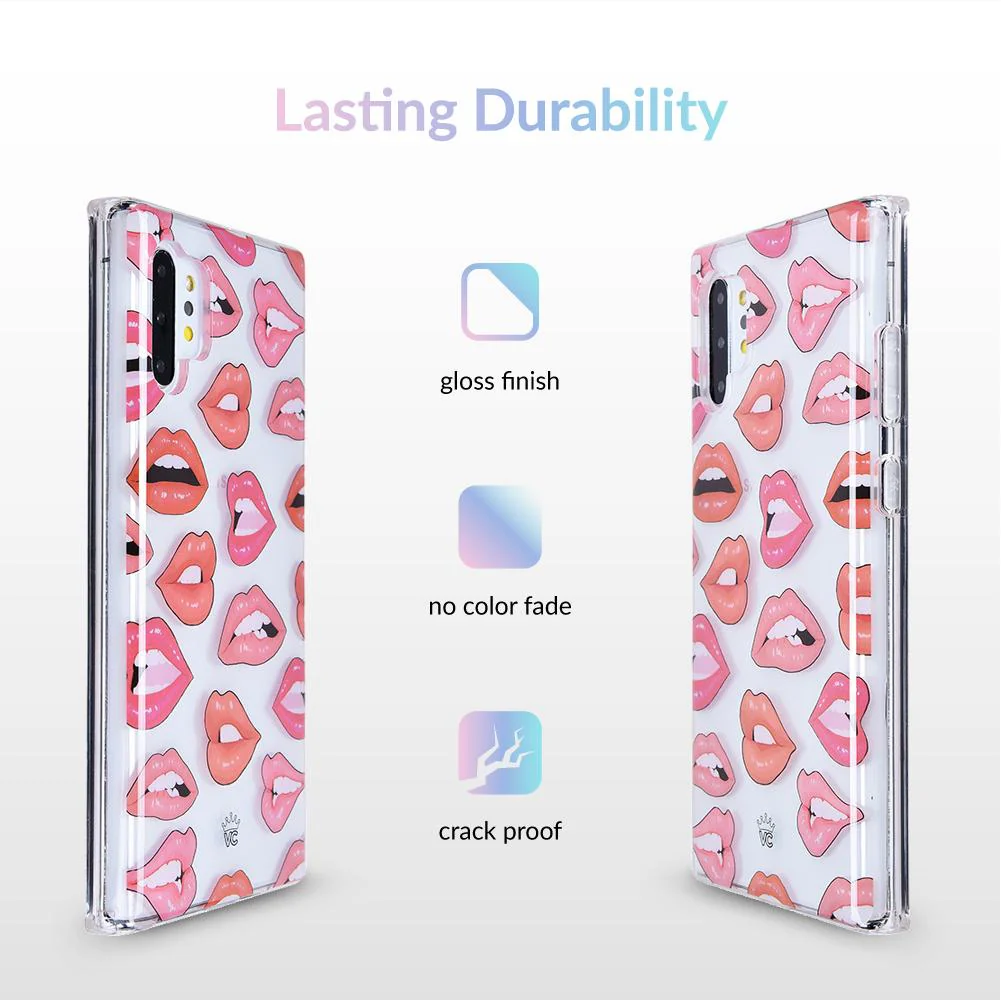 Nude Lips Samsung Galaxy Clear Case - Image 43