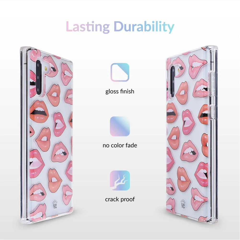 Nude Lips Samsung Galaxy Clear Case - Image 48