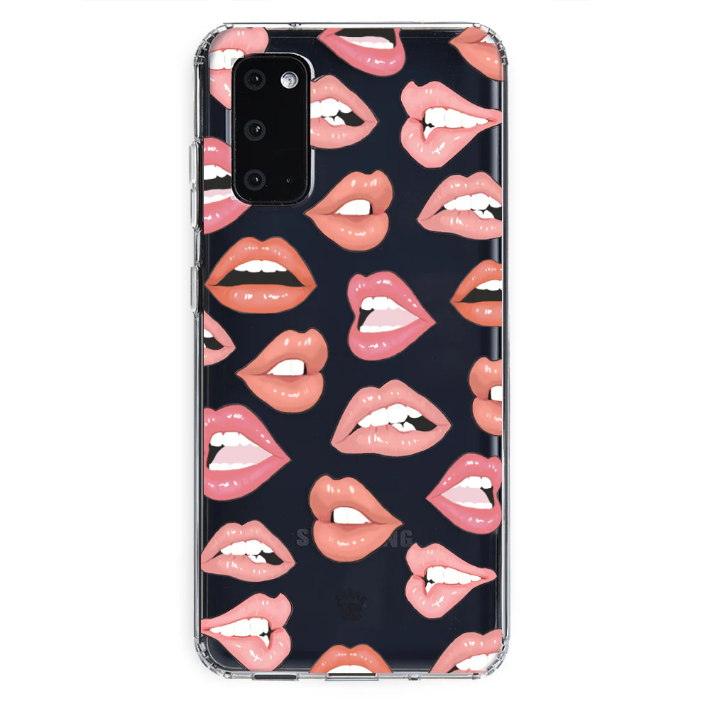 Nude Lips Samsung Galaxy Clear Case - Image 50