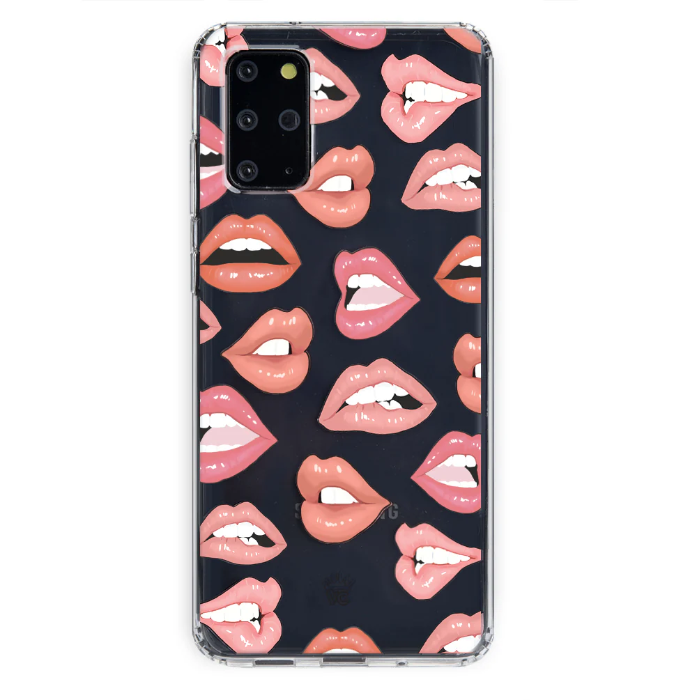 Nude Lips Samsung Galaxy Clear Case - Image 55