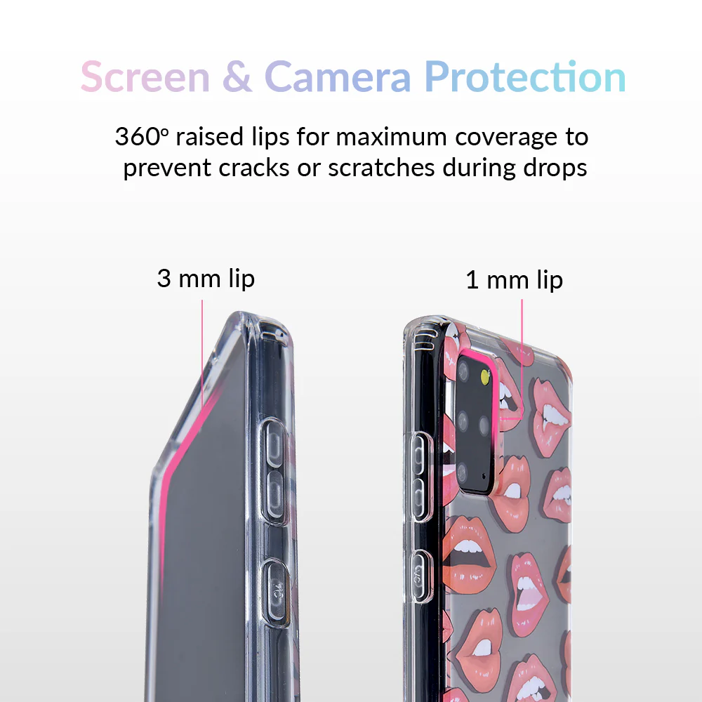 Nude Lips Samsung Galaxy Clear Case - Image 56