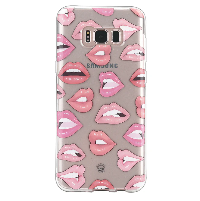 Nude Lips Samsung Galaxy Clear Case - Image 6