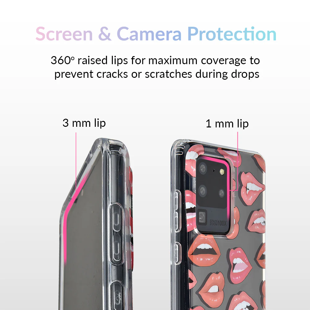 Nude Lips Samsung Galaxy Clear Case - Image 61