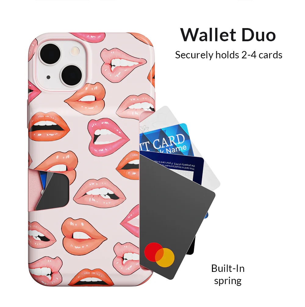 Nude Lips iPhone Wallet Case - Image 107