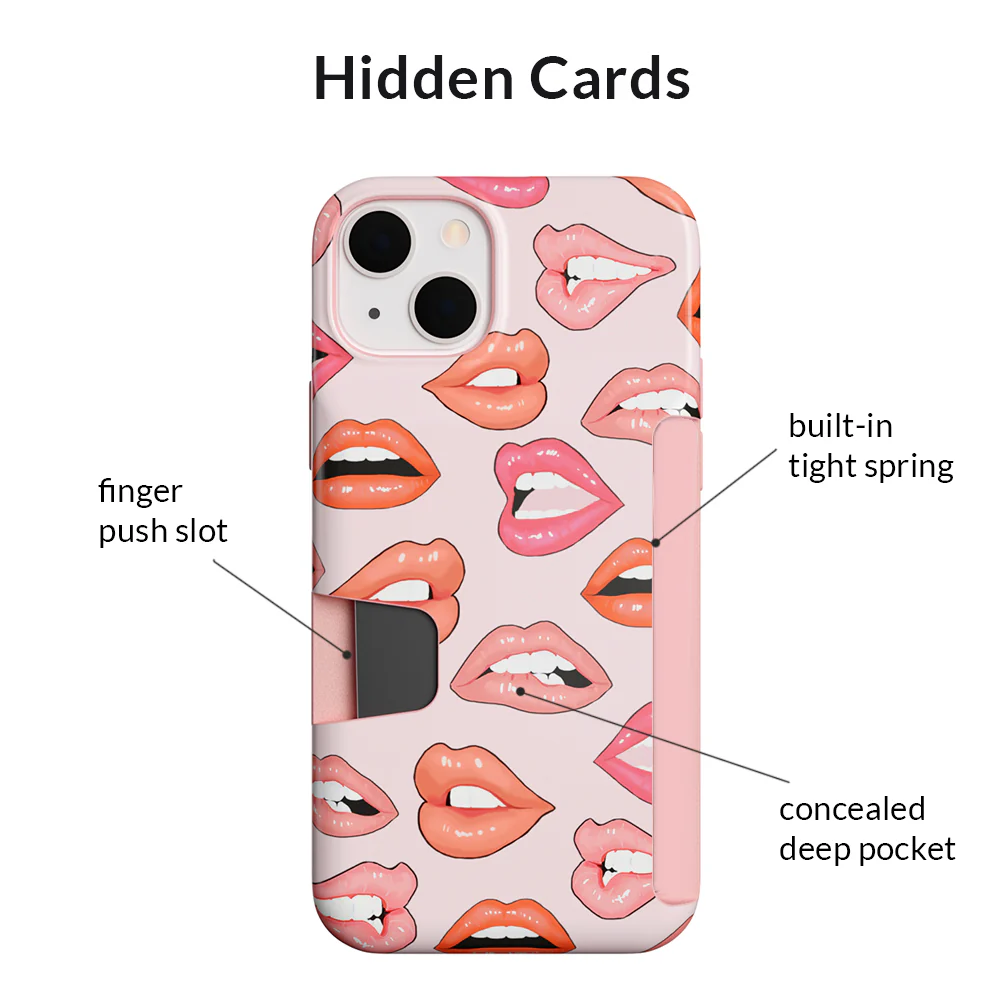 Nude Lips iPhone Wallet Case - Image 108
