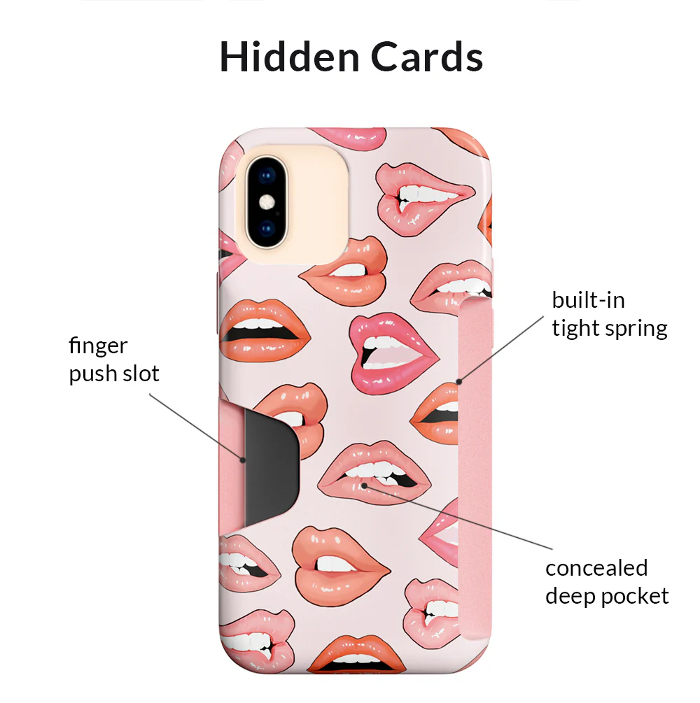 Nude Lips iPhone Wallet Case - Image 12