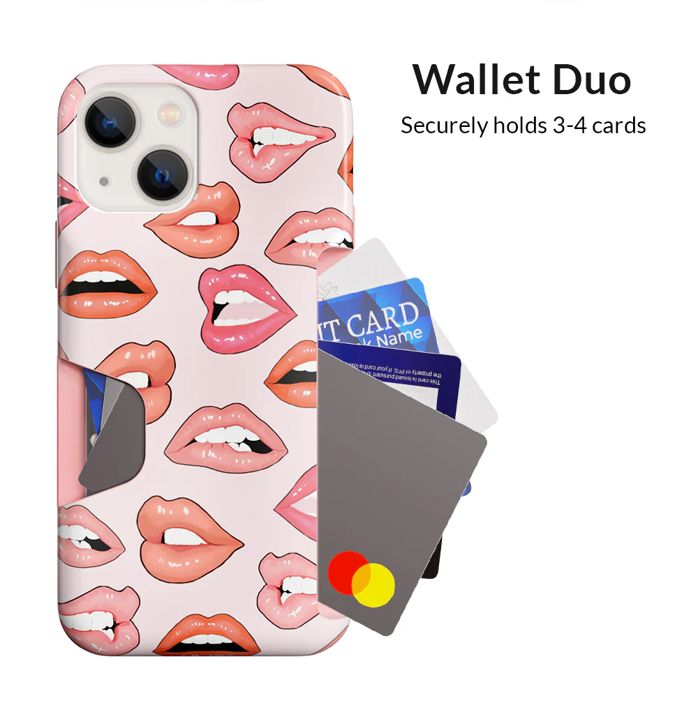 Nude Lips iPhone Wallet Case - Image 27