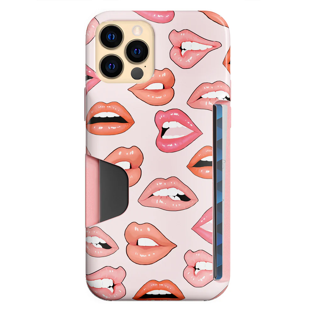 Nude Lips iPhone Wallet Case - Image 33