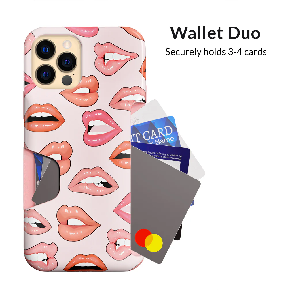 Nude Lips iPhone Wallet Case - Image 51