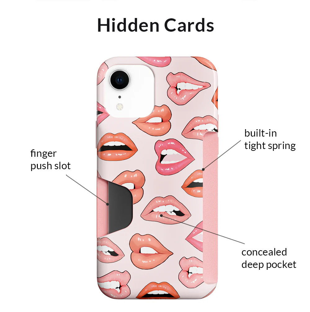 Nude Lips iPhone Wallet Case - Image 68
