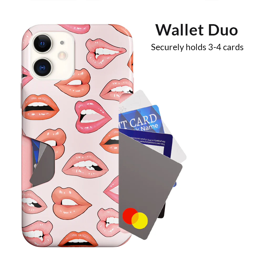 Nude Lips iPhone Wallet Case - Image 75