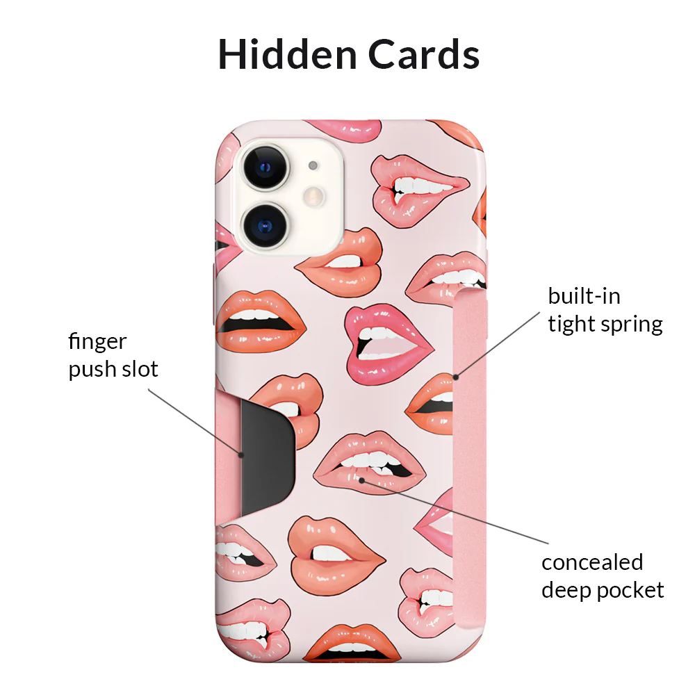 Nude Lips iPhone Wallet Case - Image 76
