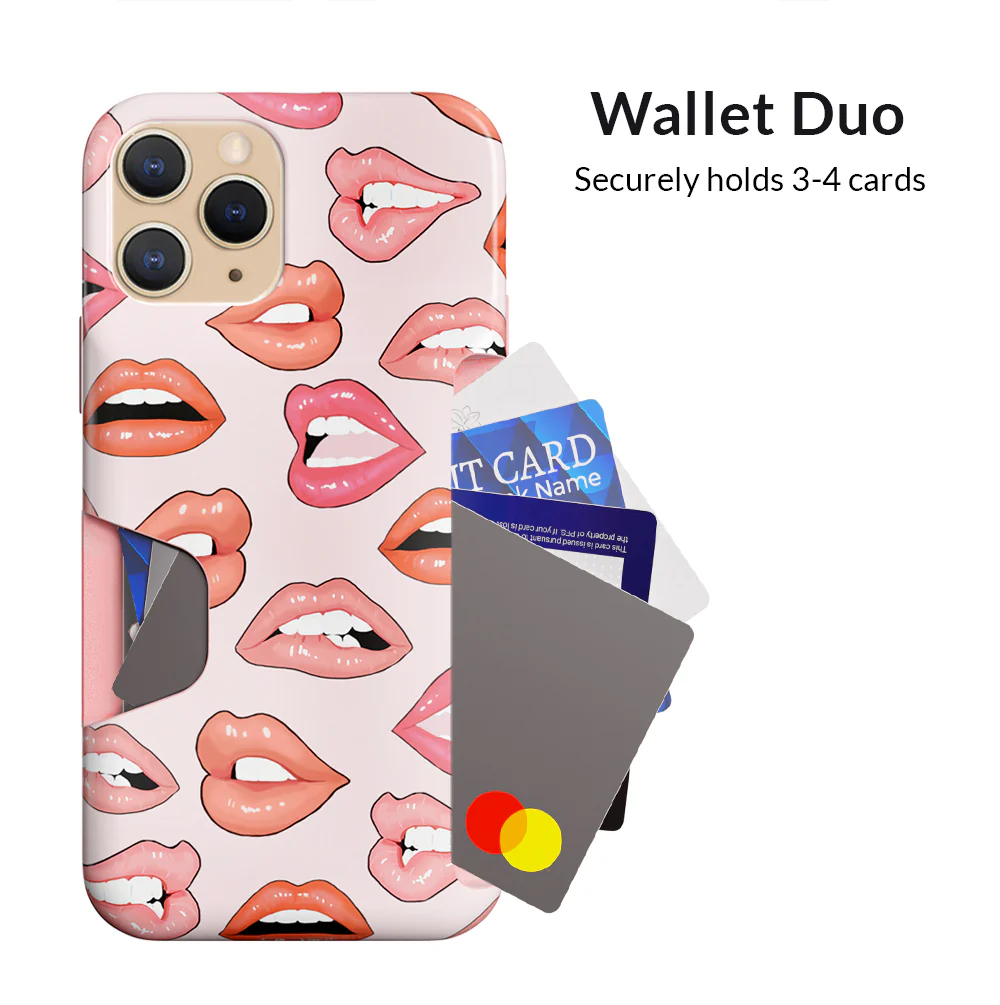Nude Lips iPhone Wallet Case - Image 83
