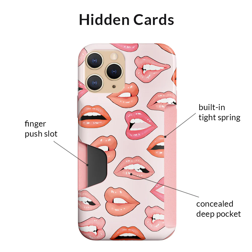 Nude Lips iPhone Wallet Case - Image 84