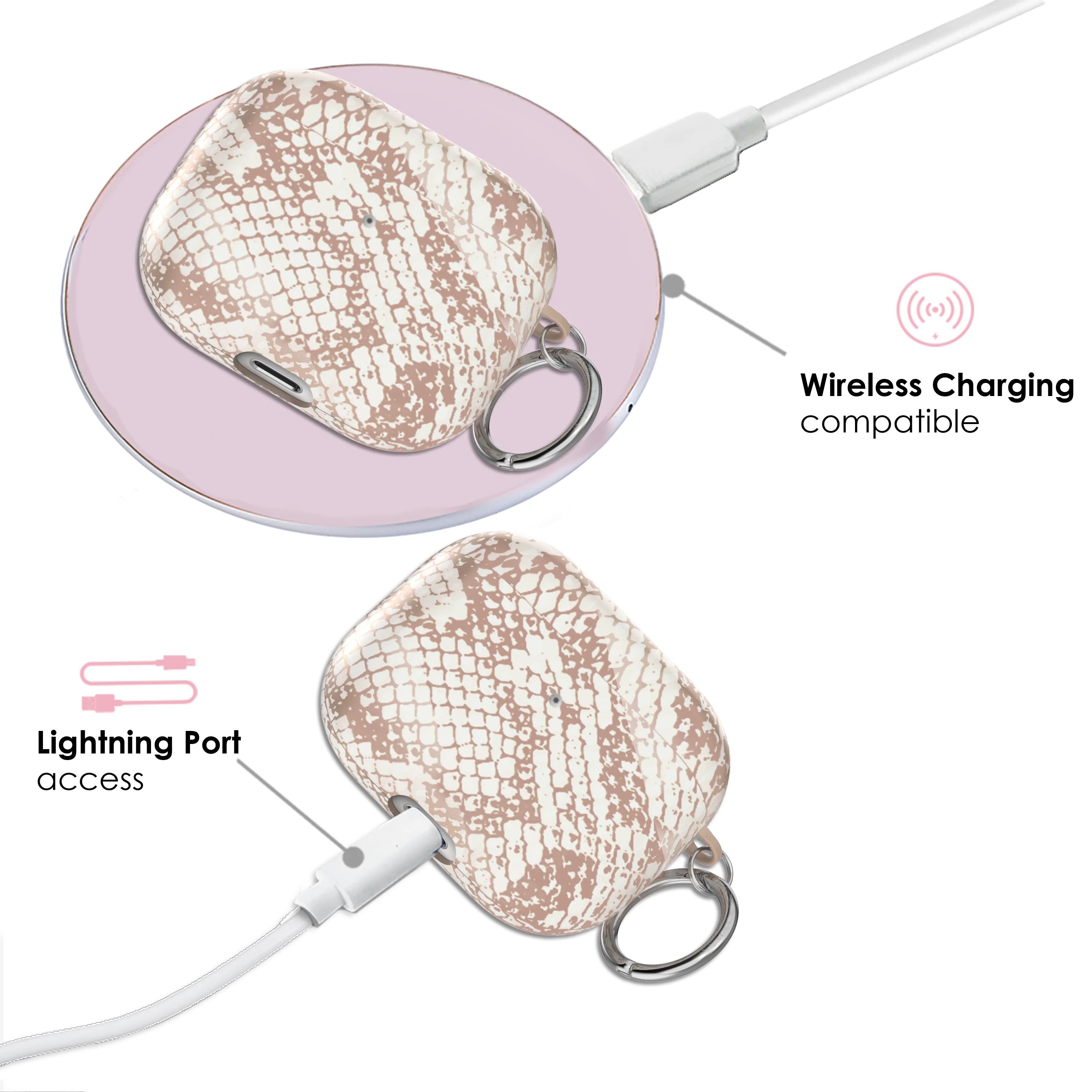Nude Python AirPod Case - Image 14