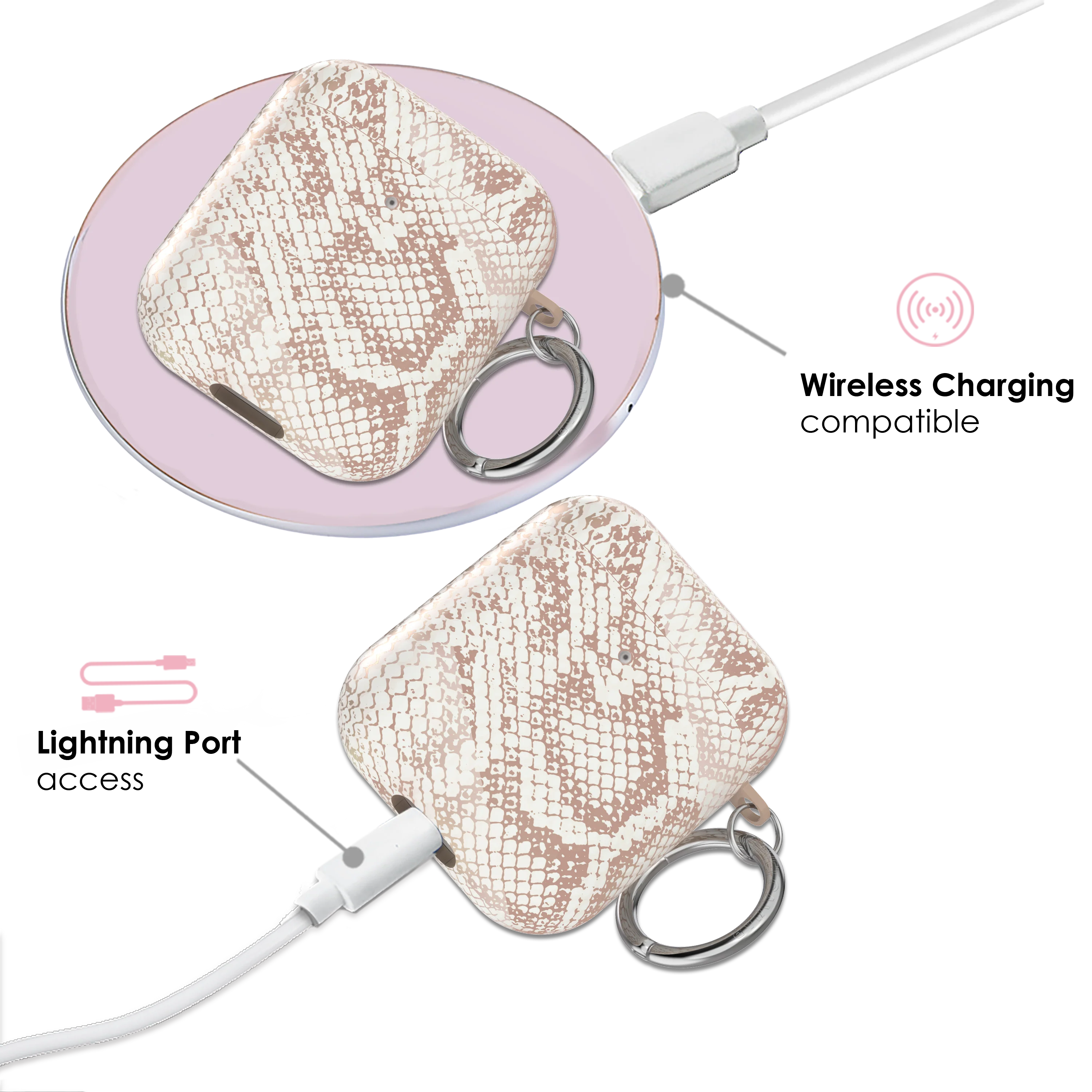 Nude Python AirPod Case - Image 4