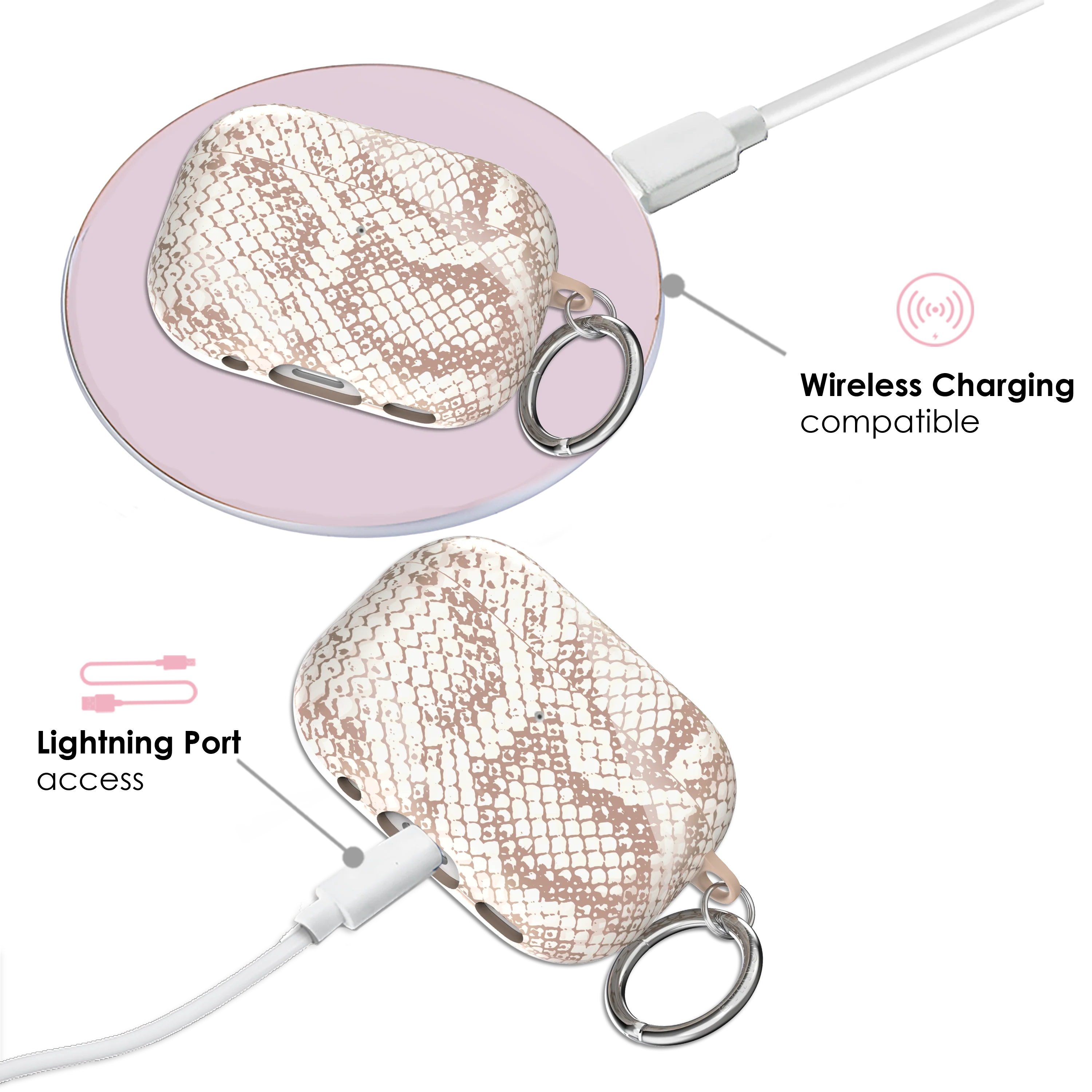 Nude Python AirPod Case - Image 9