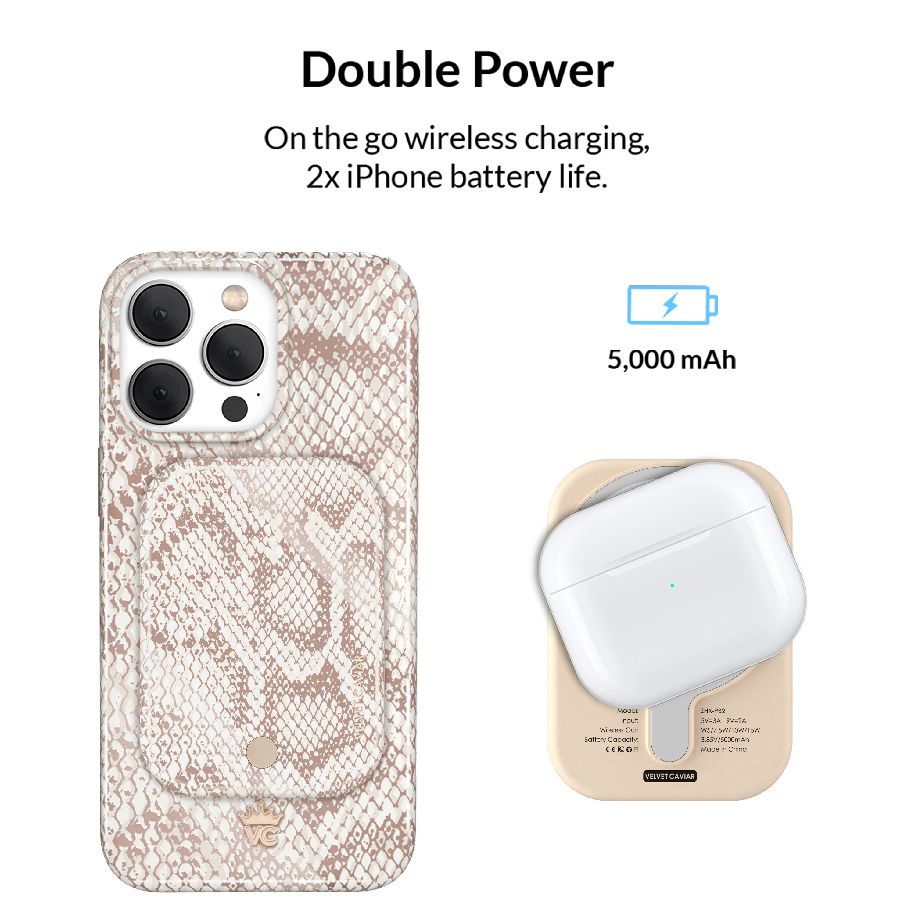 Nude Python MagSafe Battery Power Pack - Image 3