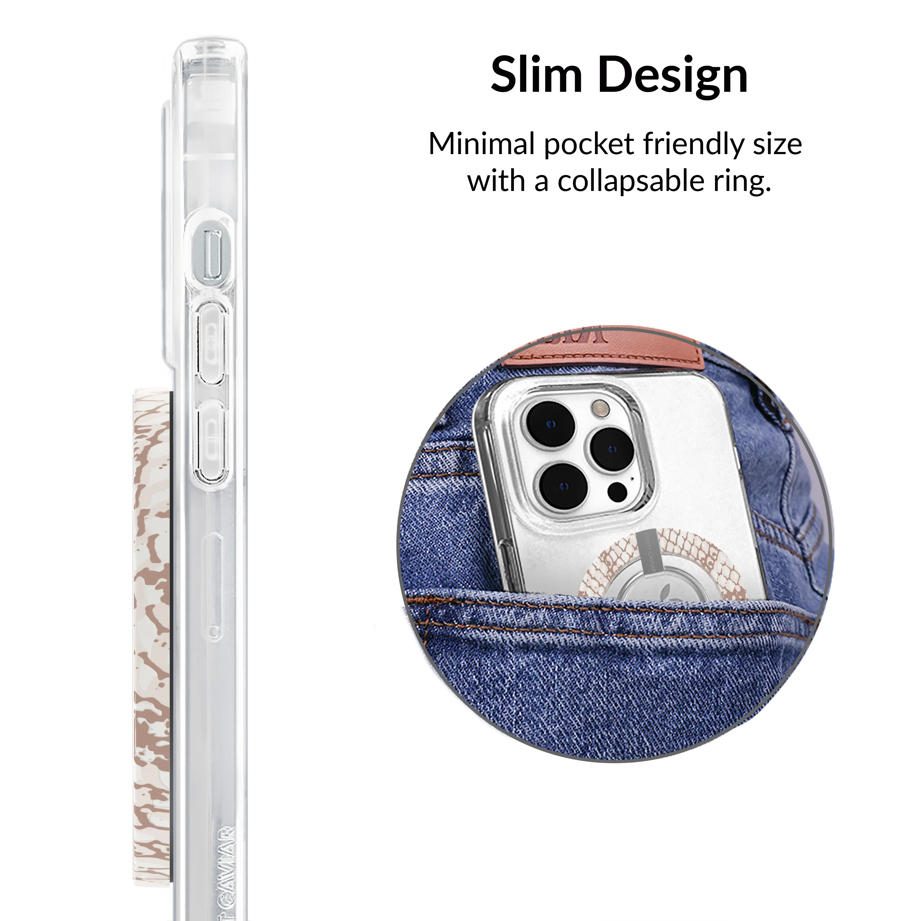 Nude Python MagSafe Grip Ring - Image 5