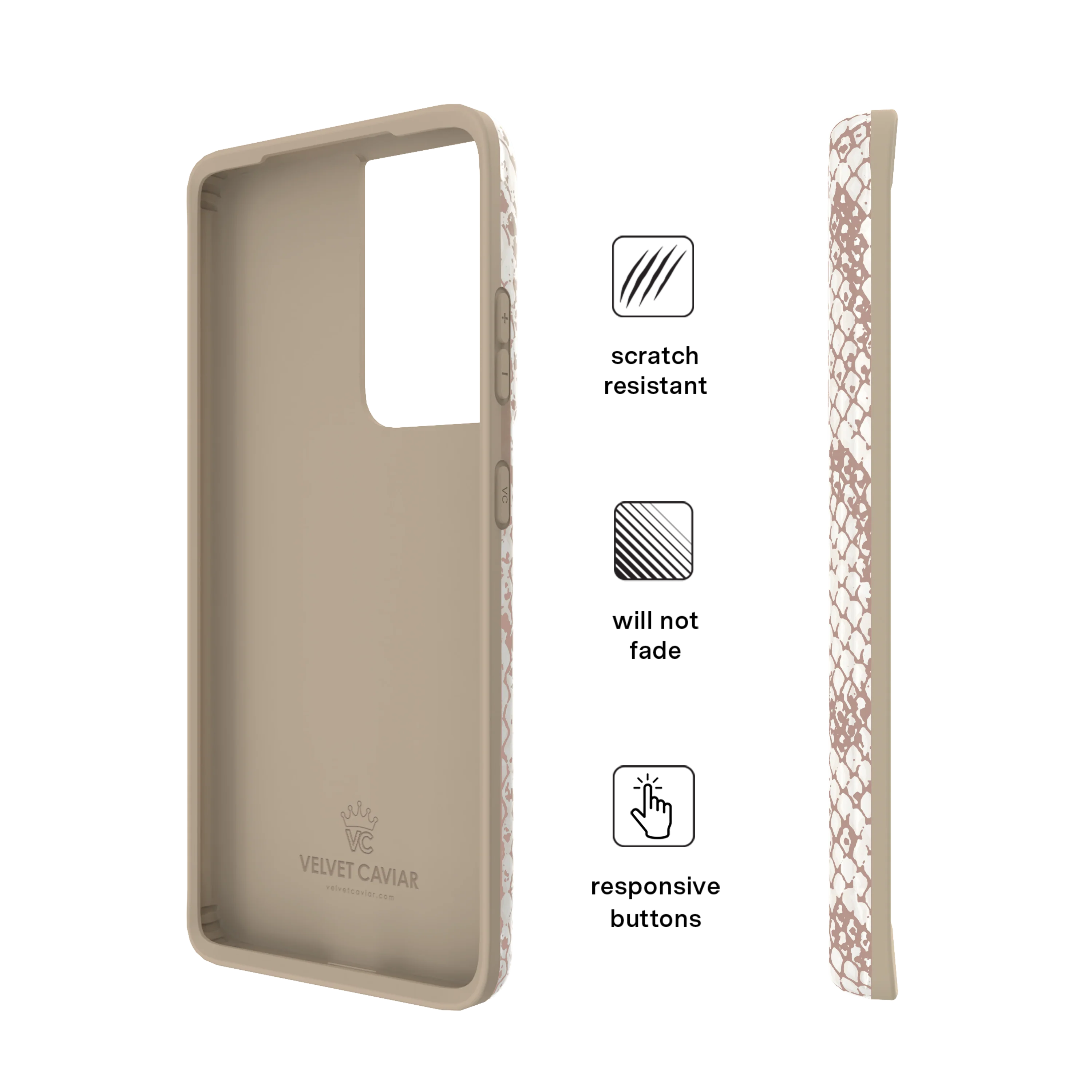 Nude Python Samsung Case - Image 60