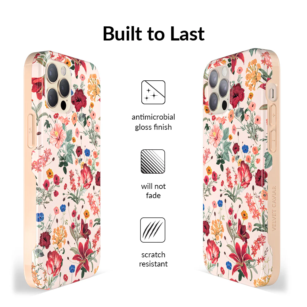 Nude Vintage Floral iPhone Case - Image 115