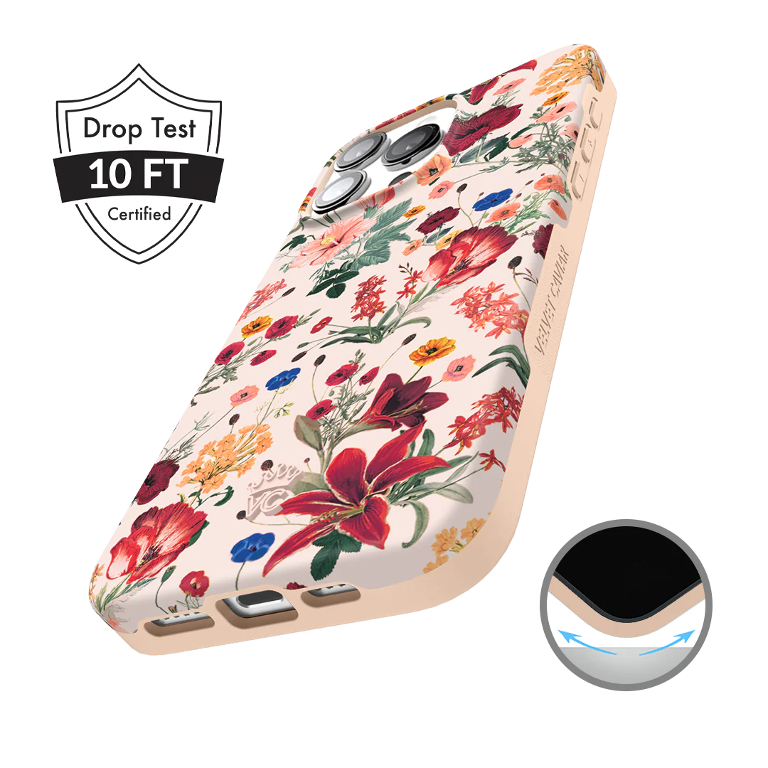 Nude Vintage Floral iPhone Case - Image 129