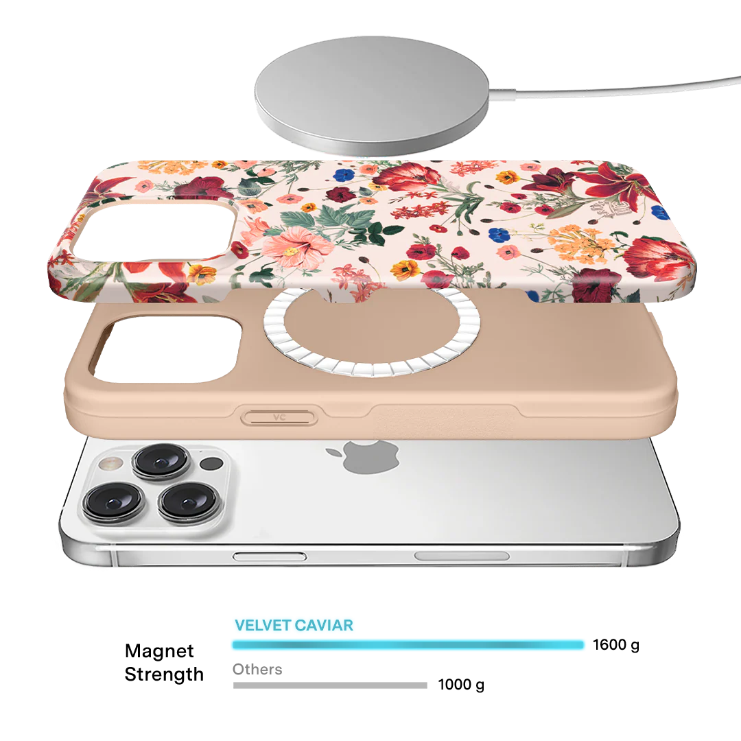 Nude Vintage Floral iPhone Case - Image 134