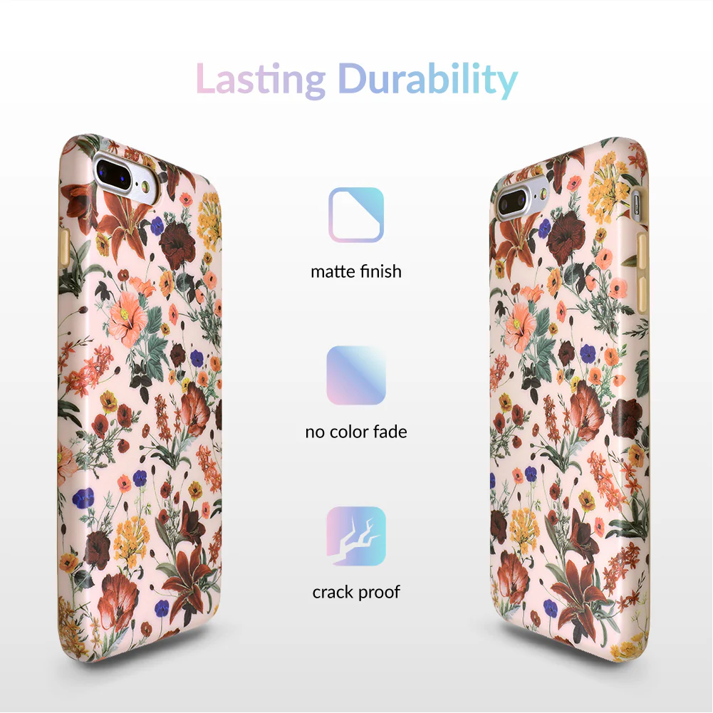 Nude Vintage Floral iPhone Case - Image 26
