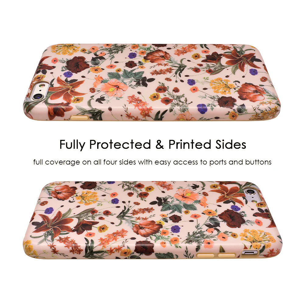 Nude Vintage Floral iPhone Case - Image 38