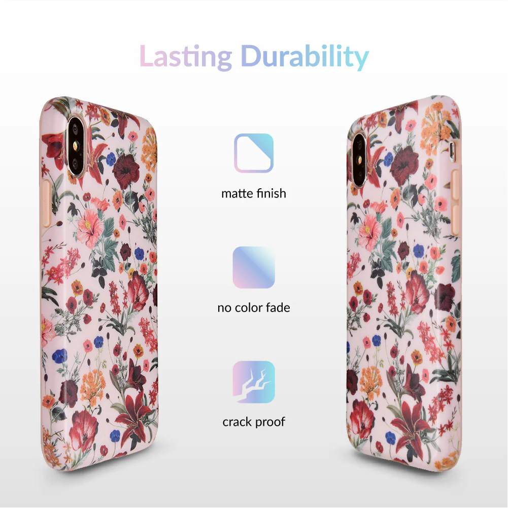 Nude Vintage Floral iPhone Case - Image 51