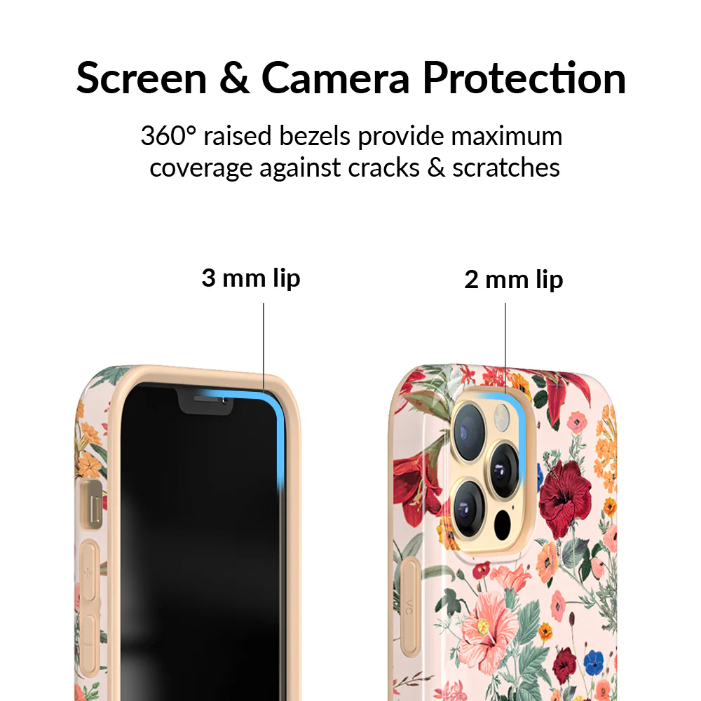 Nude Vintage Floral iPhone Case - Image 74