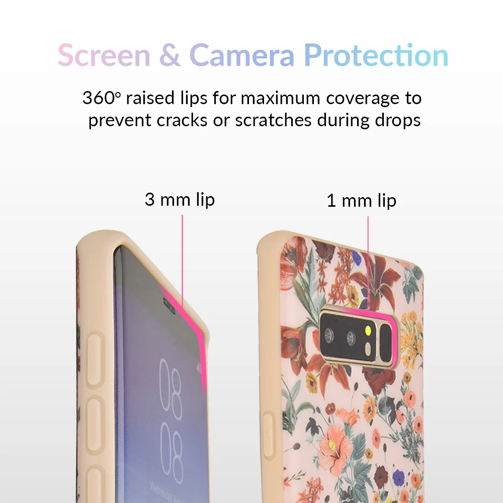 Nude Vintage Floral Samsung Galaxy Case - Image 12