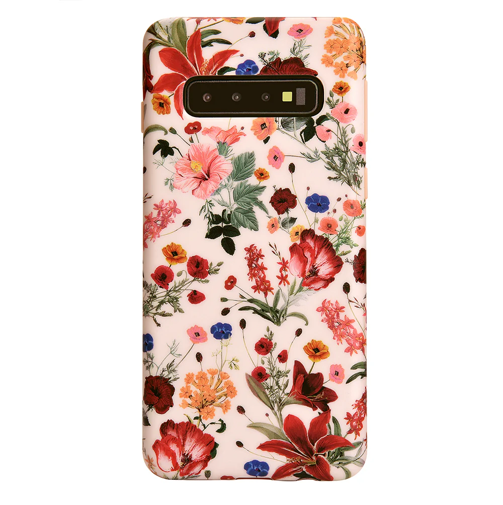 Nude Vintage Floral Samsung Galaxy Case - Image 37
