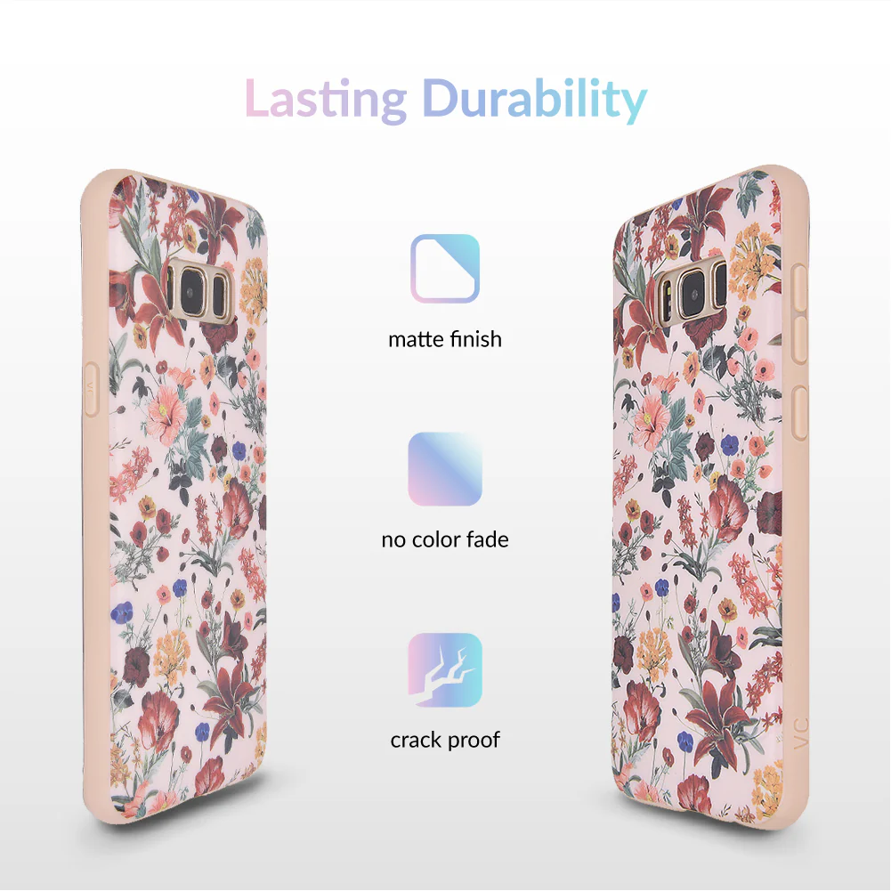 Nude Vintage Floral Samsung Galaxy Case - Image 4