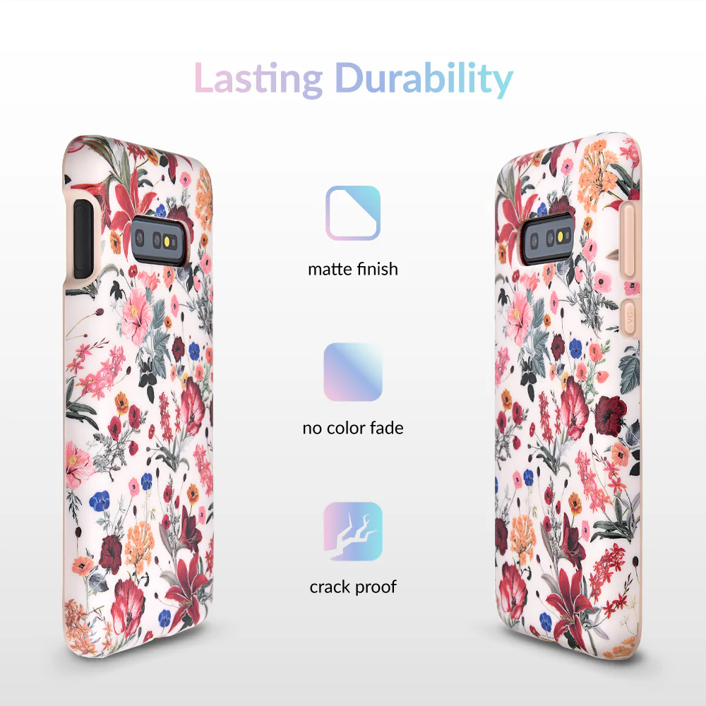 Nude Vintage Floral Samsung Galaxy Case - Image 43
