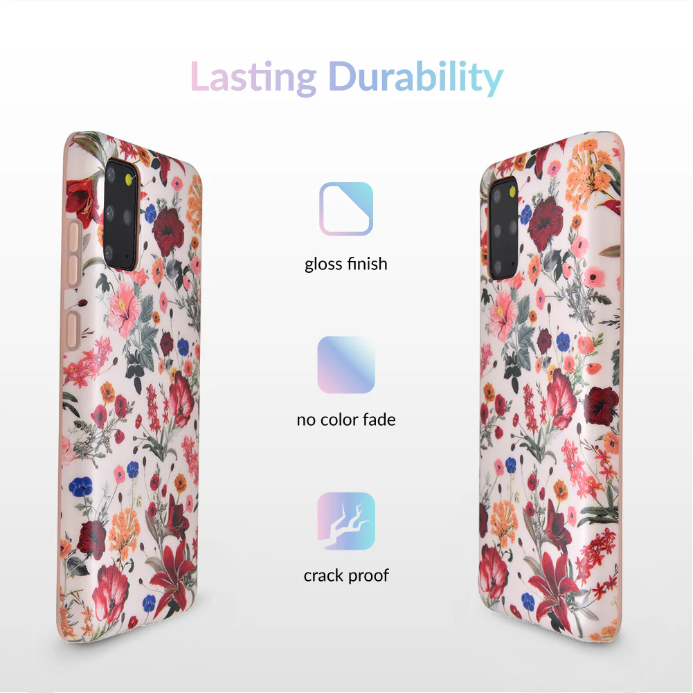 Nude Vintage Floral Samsung Galaxy Case - Image 62