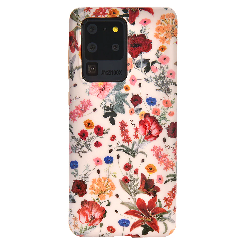 Nude Vintage Floral Samsung Galaxy Case - Image 65
