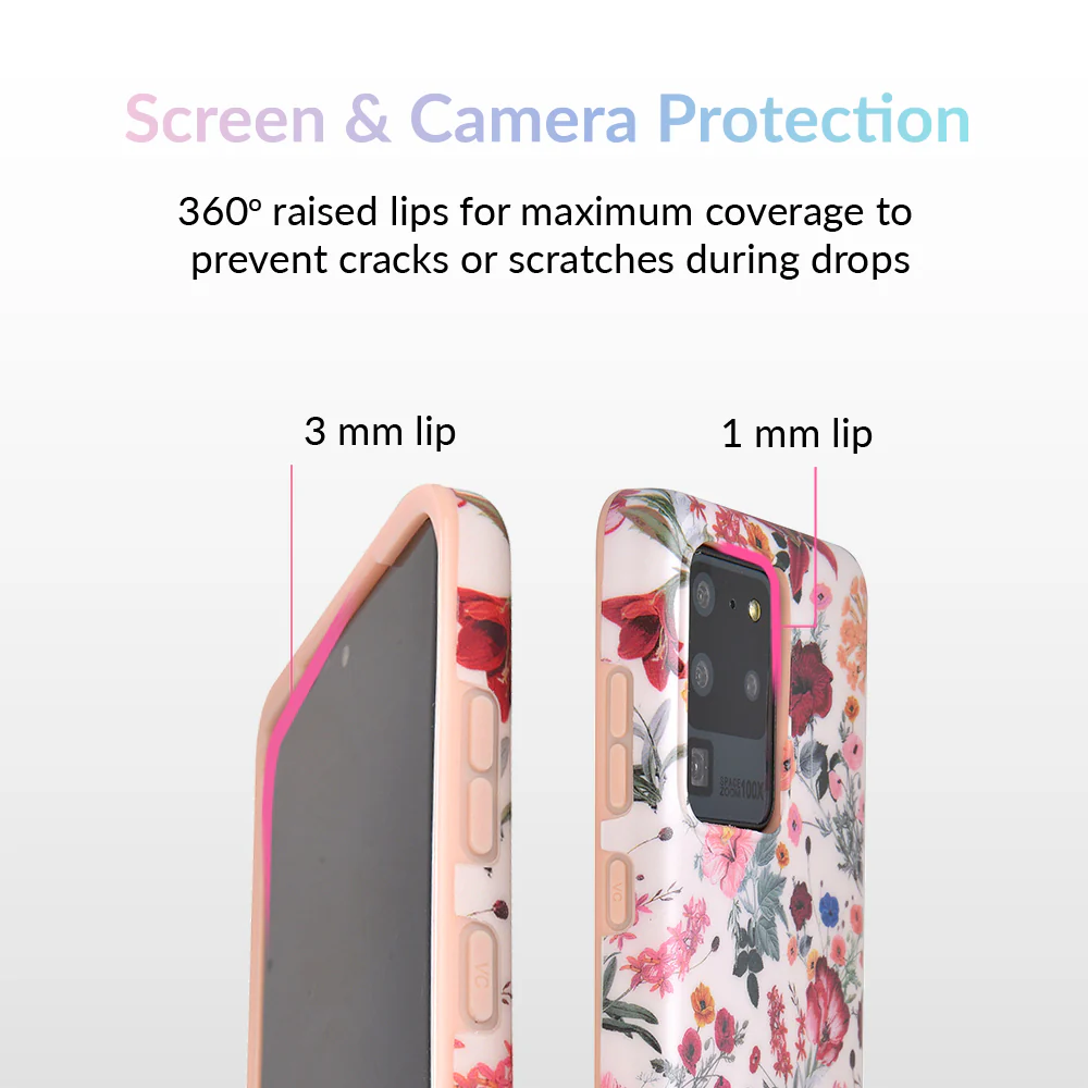 Nude Vintage Floral Samsung Galaxy Case - Image 66