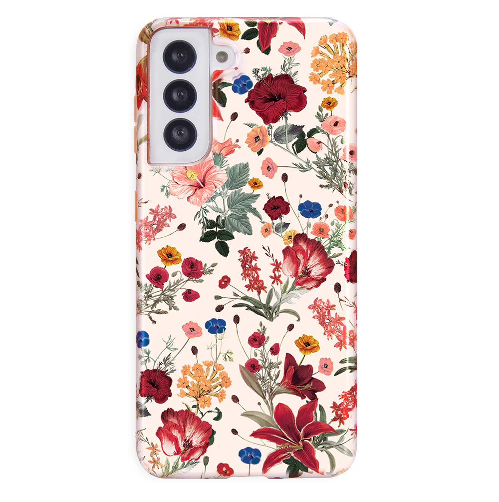 Nude Vintage Floral Samsung Galaxy Case - Image 74