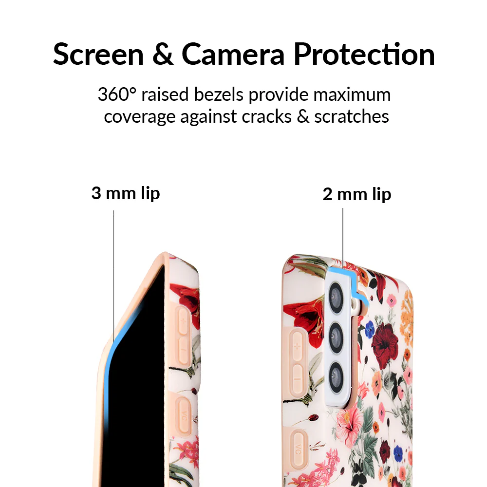 Nude Vintage Floral Samsung Galaxy Case - Image 76