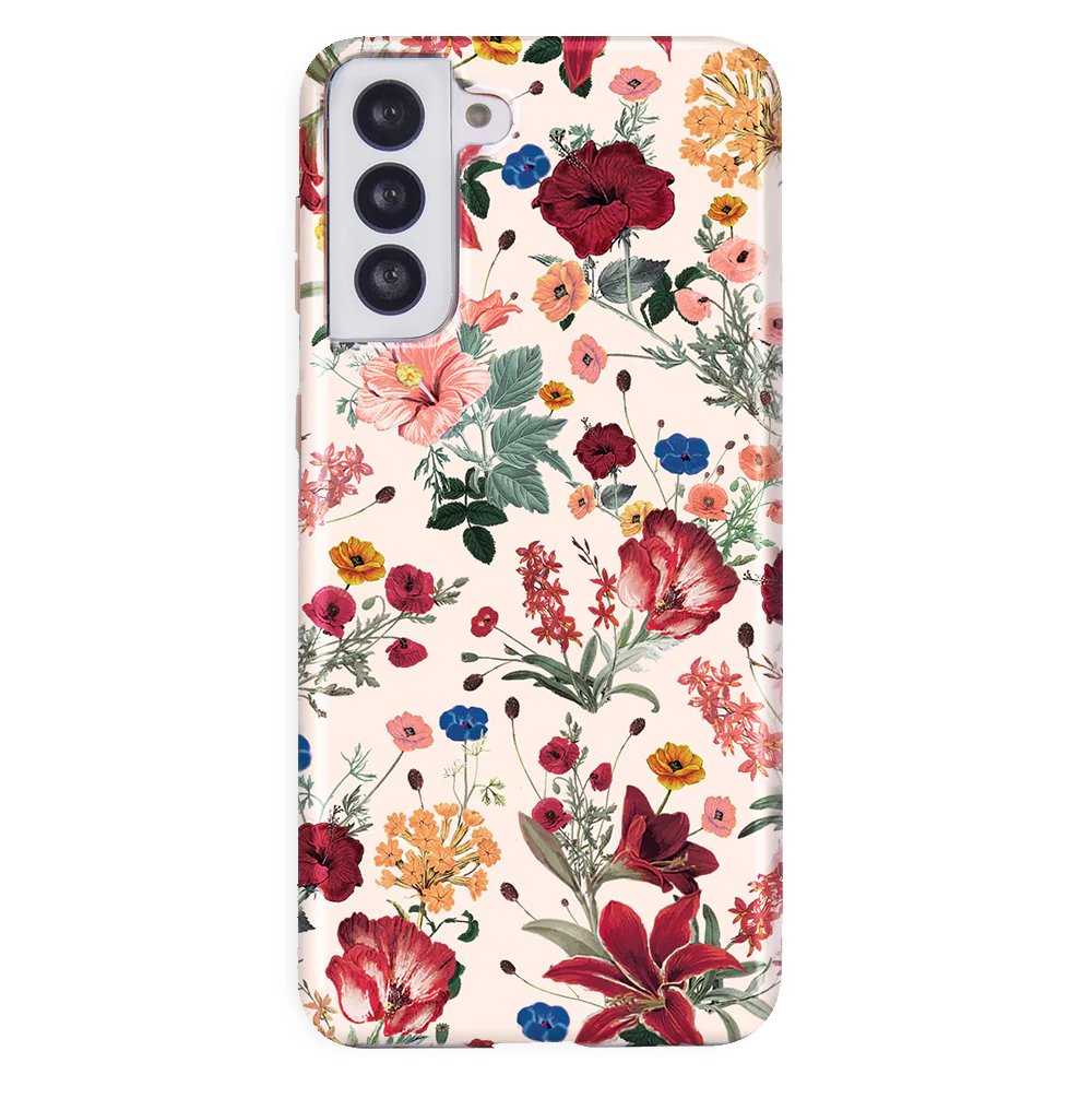 Nude Vintage Floral Samsung Galaxy Case - Image 79