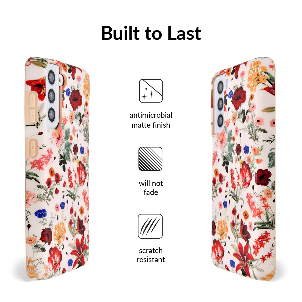 Nude Vintage Floral Samsung Galaxy Case - Image 82