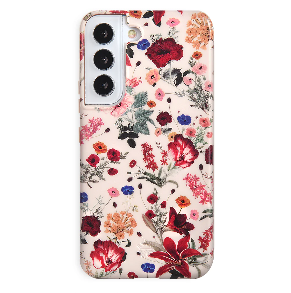 Nude Vintage Floral Samsung Galaxy Case - Image 89