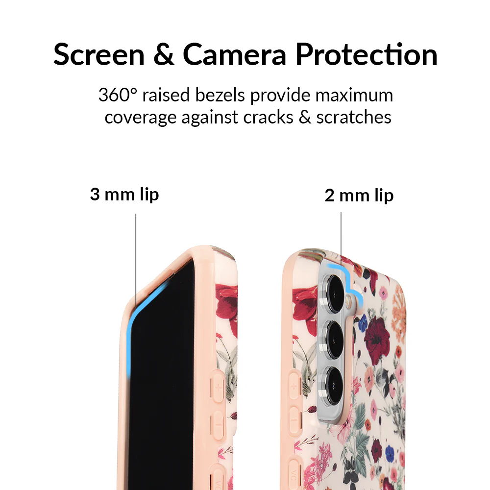 Nude Vintage Floral Samsung Galaxy Case - Image 90