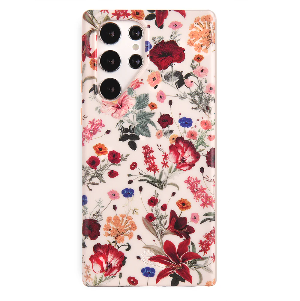 Nude Vintage Floral Samsung Galaxy Case - Image 96
