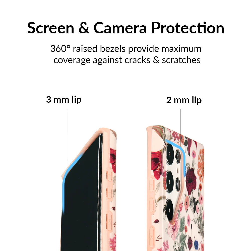 Nude Vintage Floral Samsung Galaxy Case - Image 98