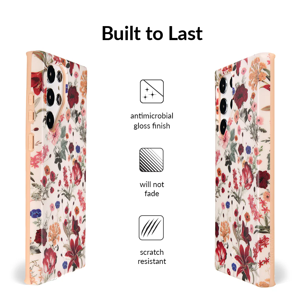 Nude Vintage Floral Samsung Galaxy Case - Image 99