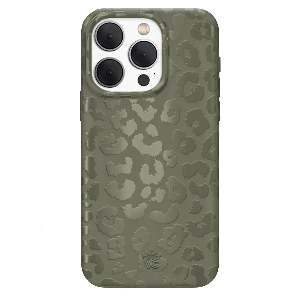 Olive Leopard iPhone Case - Image 103