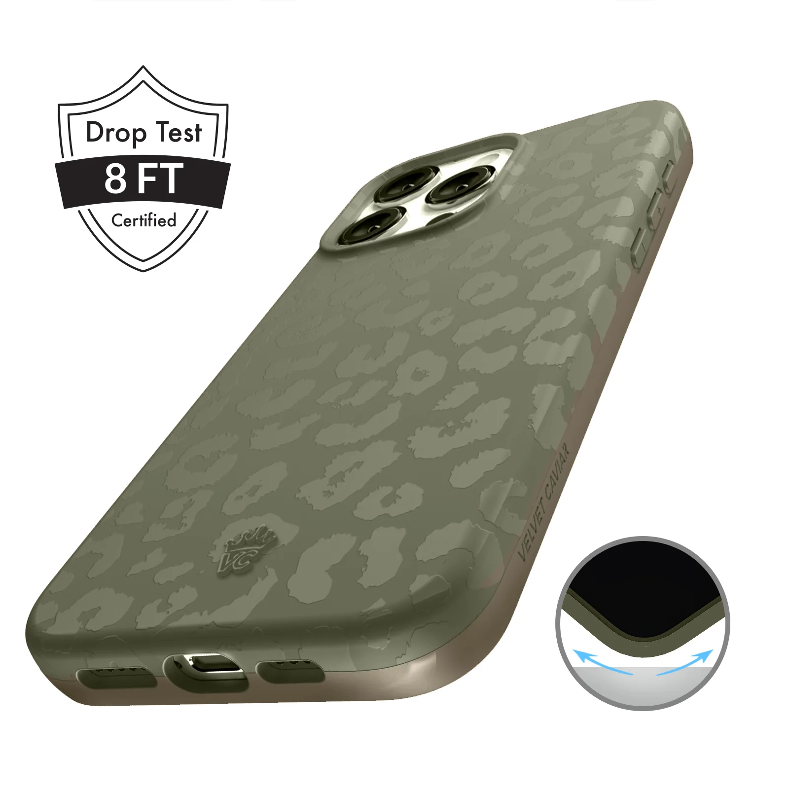Olive Leopard iPhone Case - Image 113