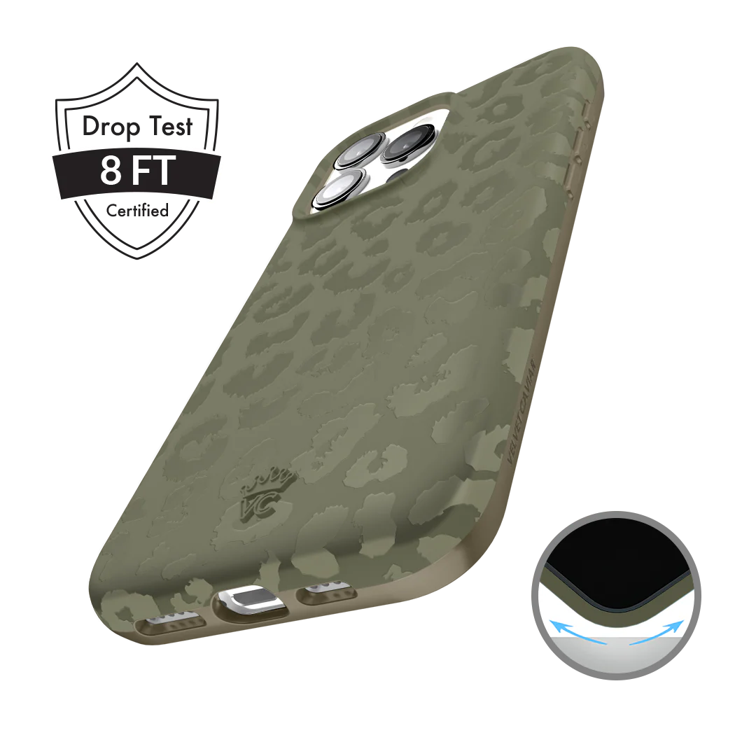 Olive Leopard iPhone Case - Image 119